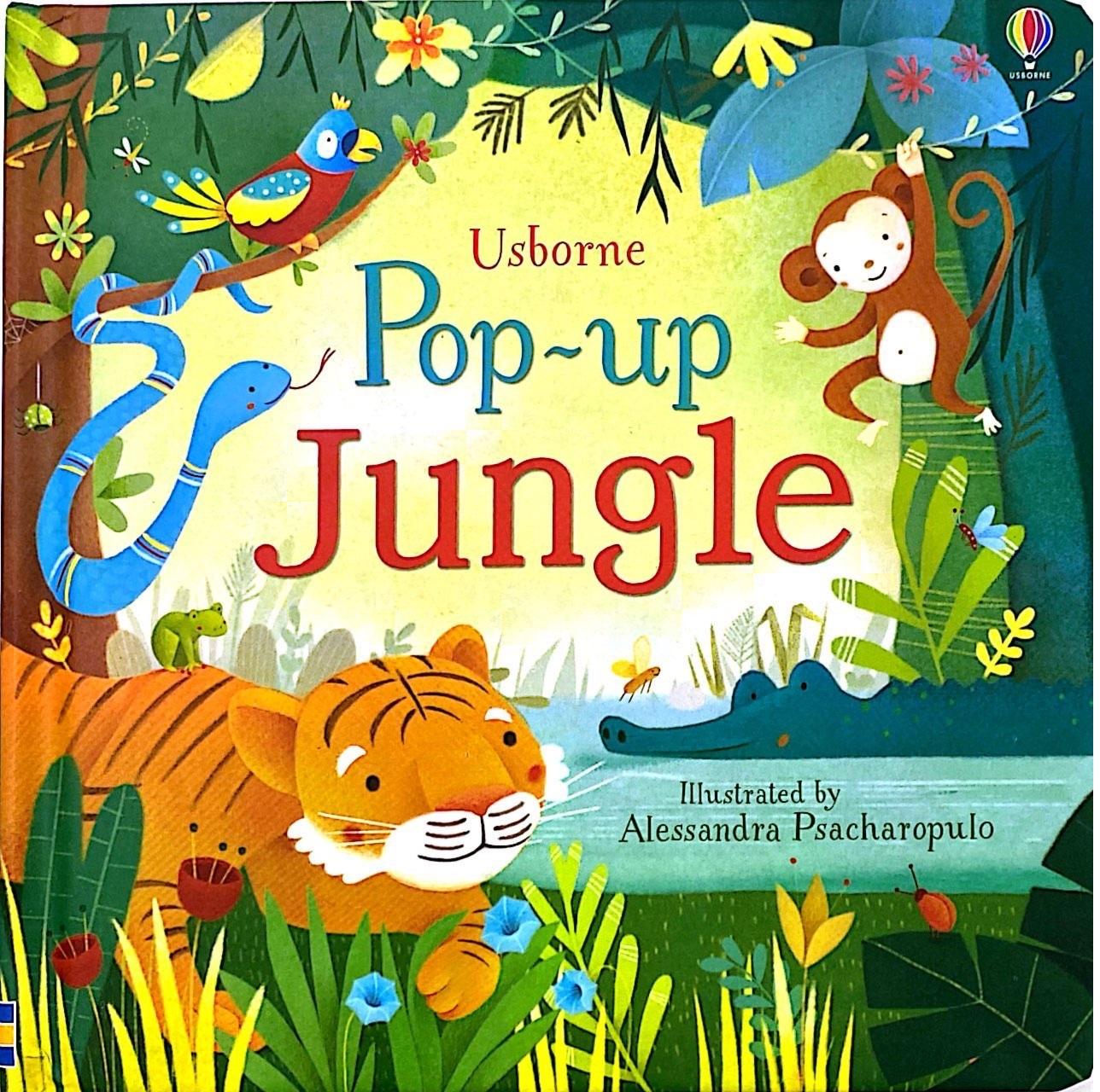 Sách tương tác tiếng Anh - Usborne Pop-up Jungle