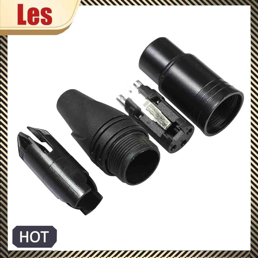 Set 10 Đầu Nối Dây Cáp Âm Thanh XLR 3Pin