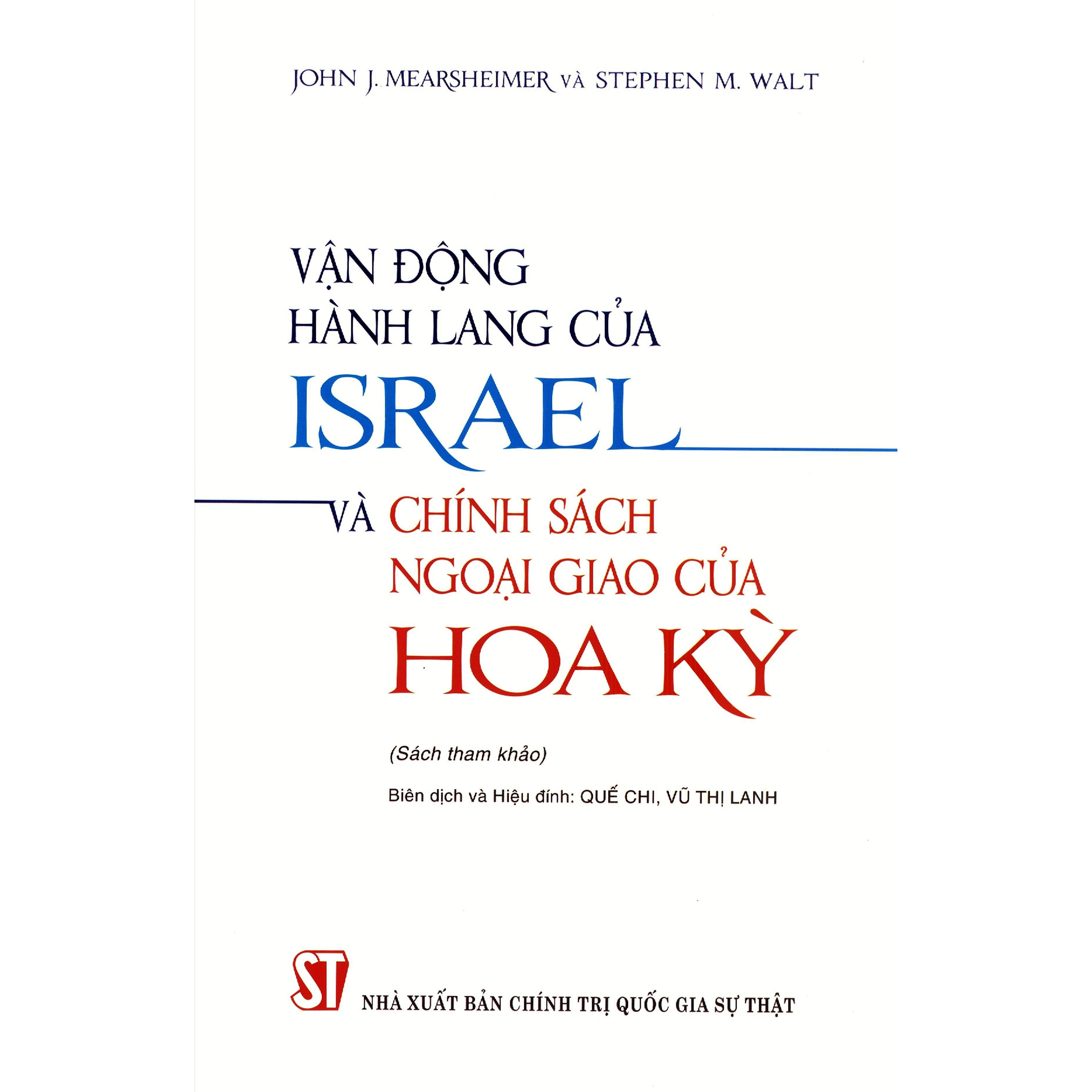 Vận Động Hành Lang Của Israel Và Chính Sách Ngoại Giao Của Hoa Kỳ