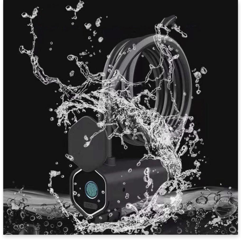 Cáp khoá chống cắt dùng Vân Tay APP