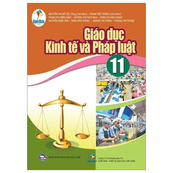 Sách giáo khoa Giáo dục Kinh tế và Pháp luật 11- Cánh Diều (Kèm Nilon bọc Sách)
