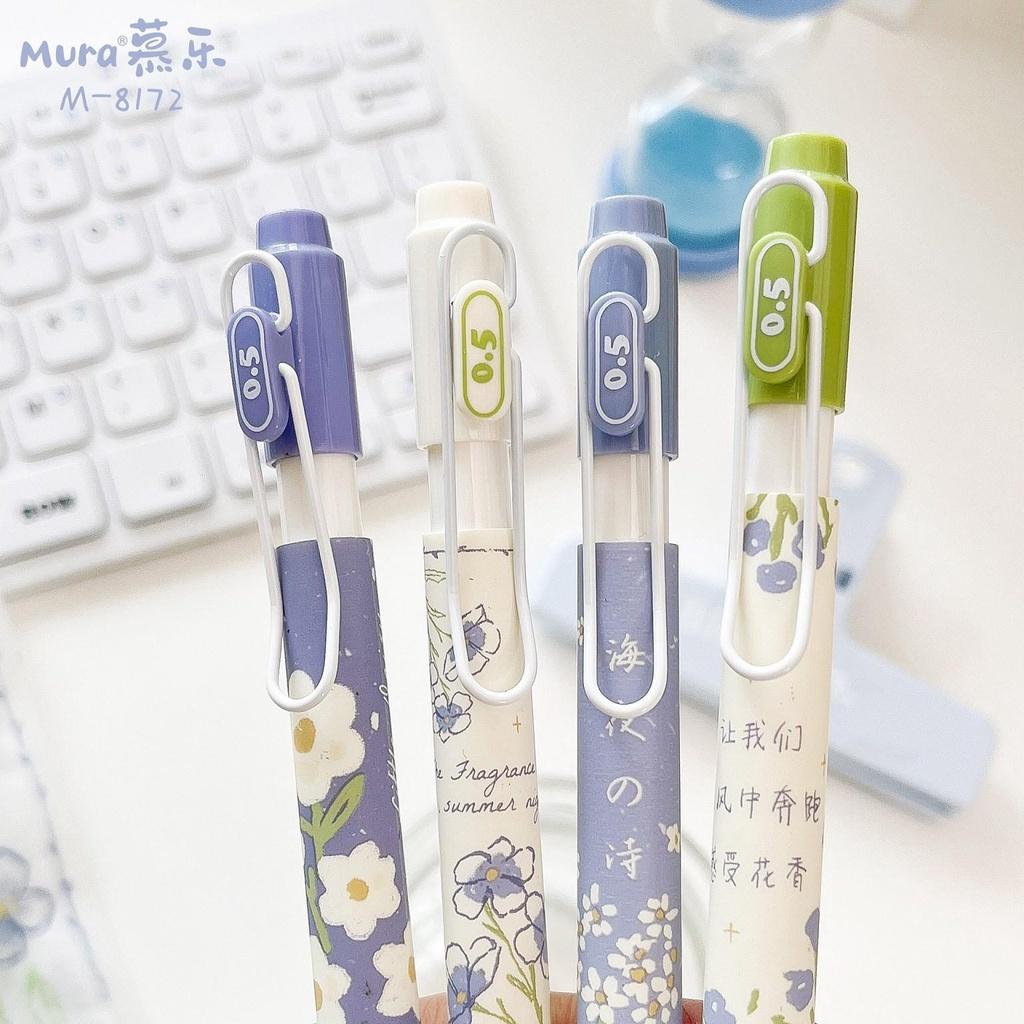 Bút bi nước mura phong cách cổ điển little daisy - mực đen - but004