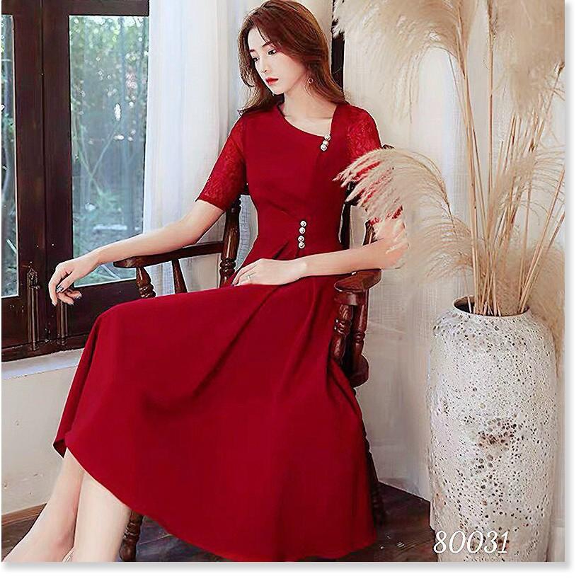 ĐẦM COTTON LẠNH PHỐI REN,THIẾT KẾ HỌA TIẾT TRƠN NHƯNG KHÔNG KÉM PHẦN SANG TRỌNG THỜI TRANG KING STORE