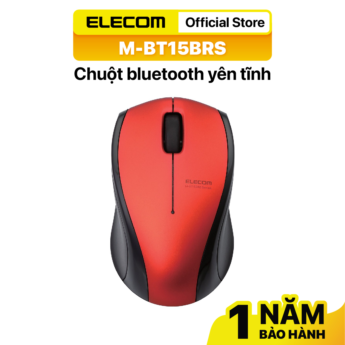 Chuột bluetooth ELECOM M-BT15BRS Hàng chính hãng - Bảo hành 12 tháng