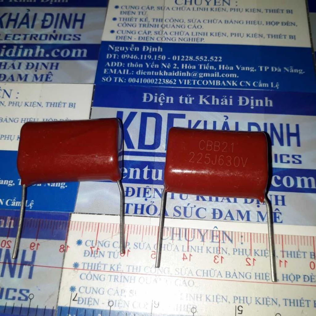 Tụ CBB22 CBB, tụ kẹo 225J 630V KDE1761