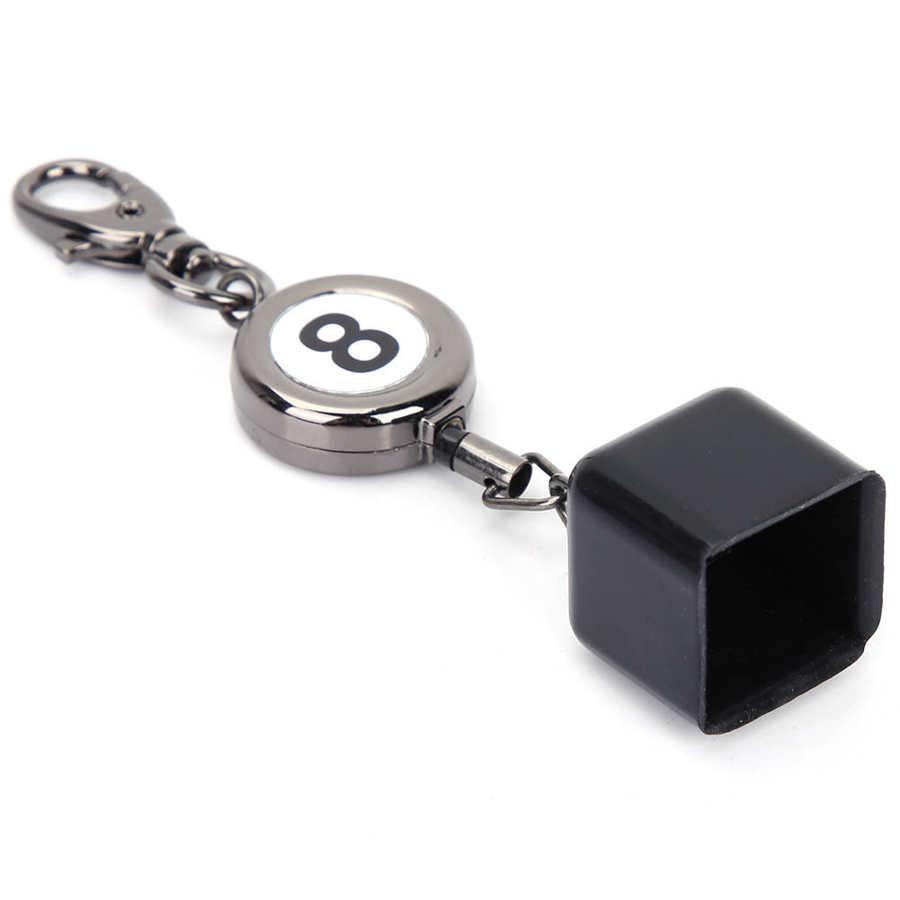 Di Động Màu Đen Có Thể Thu Vào Bi-a Snooker Bể Cue Phấn Giá Đỡ Vòng Chìa Khóa Vẽ