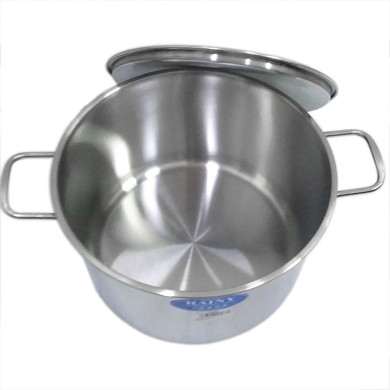 Bộ 3 nồi inox 3 đáy từ Rainy nắp inox cao cấp - Hàng Chính Hãng