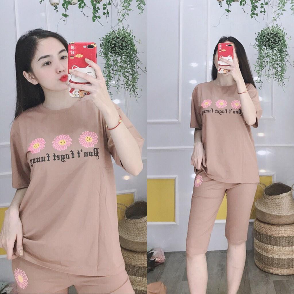 (Có tới size 85kg) Đồ Bộ Nữ, Đồ bộ thun cotton, set bộ mặc nhà đẹp