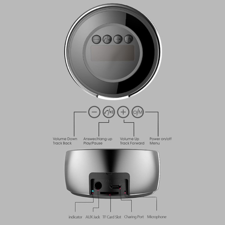 Loa Bluetooth Mini Chess BS02 Âm thanh Cực hay (màu ngẫu nhiên) - Hàng Nhập Khẩu