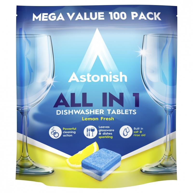 100 viên rửa chén bát tất cả trong 1 Astonish C2171