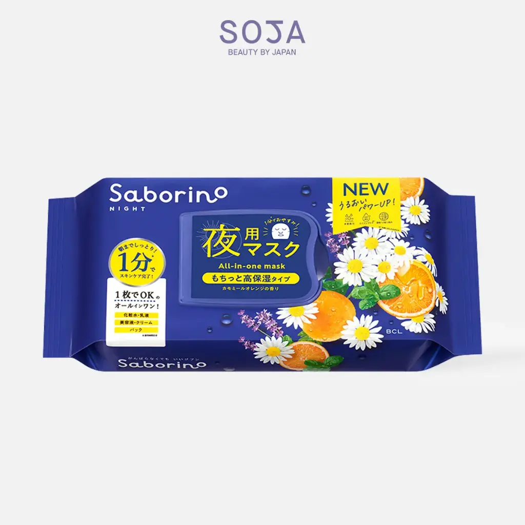 Mặt Nạ Buổi Tối Saborino Good Night Sheet Mask 269g (Gói 28 Miếng)