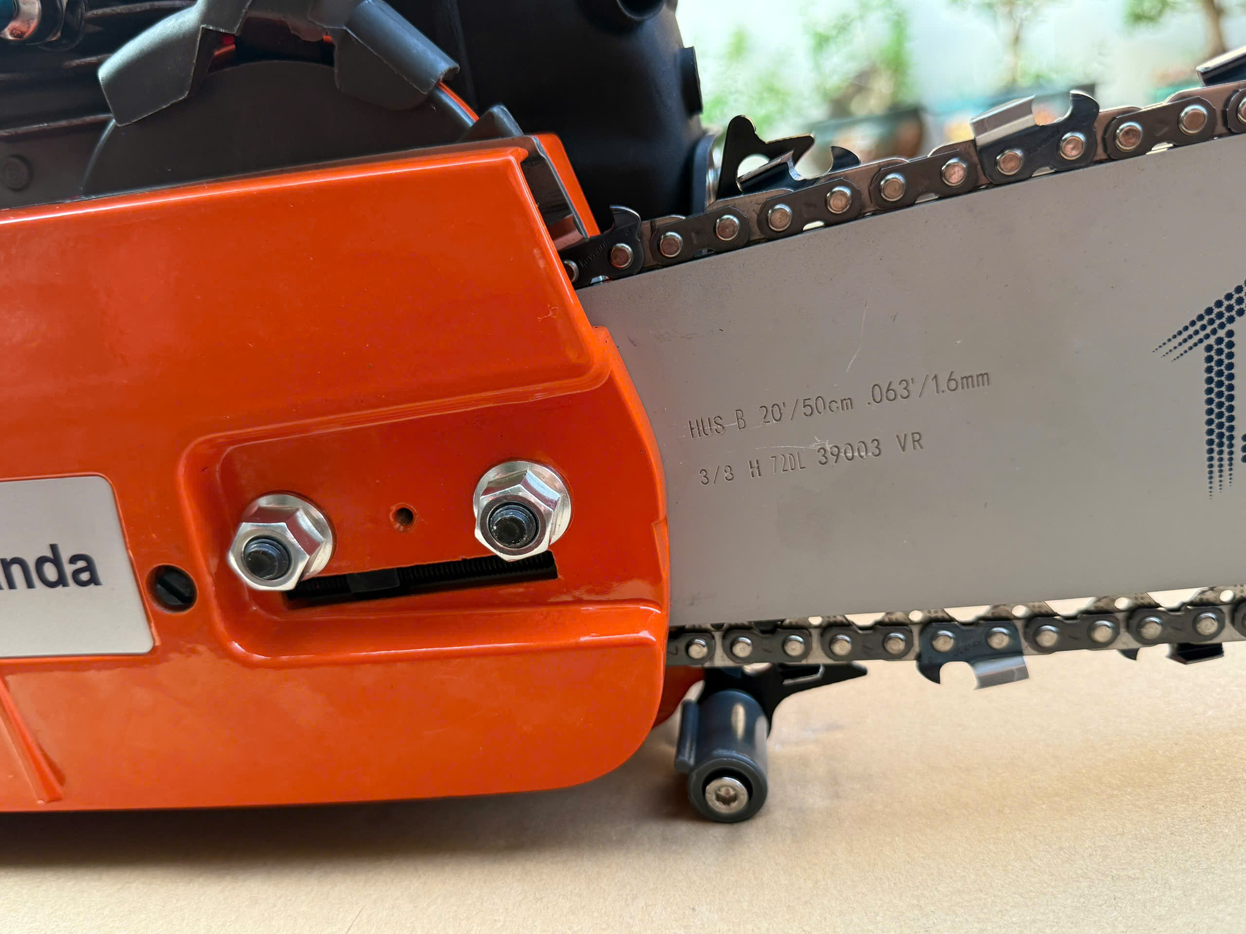 Máy cưa xích chạy xăng HUSPANDA 365 lam đúc latinh 60cm kèm phụ kiện tặng dũa - bugi bảo hành 12 tháng