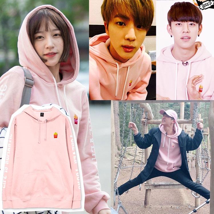 Áo hoodie giống Jin BTS Hoodie nam nữ dài tay thu đông