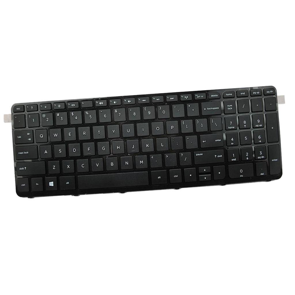 For HP Pavilion 15--n 15-g 15-r Series Laptop Keyboard Black With Frame