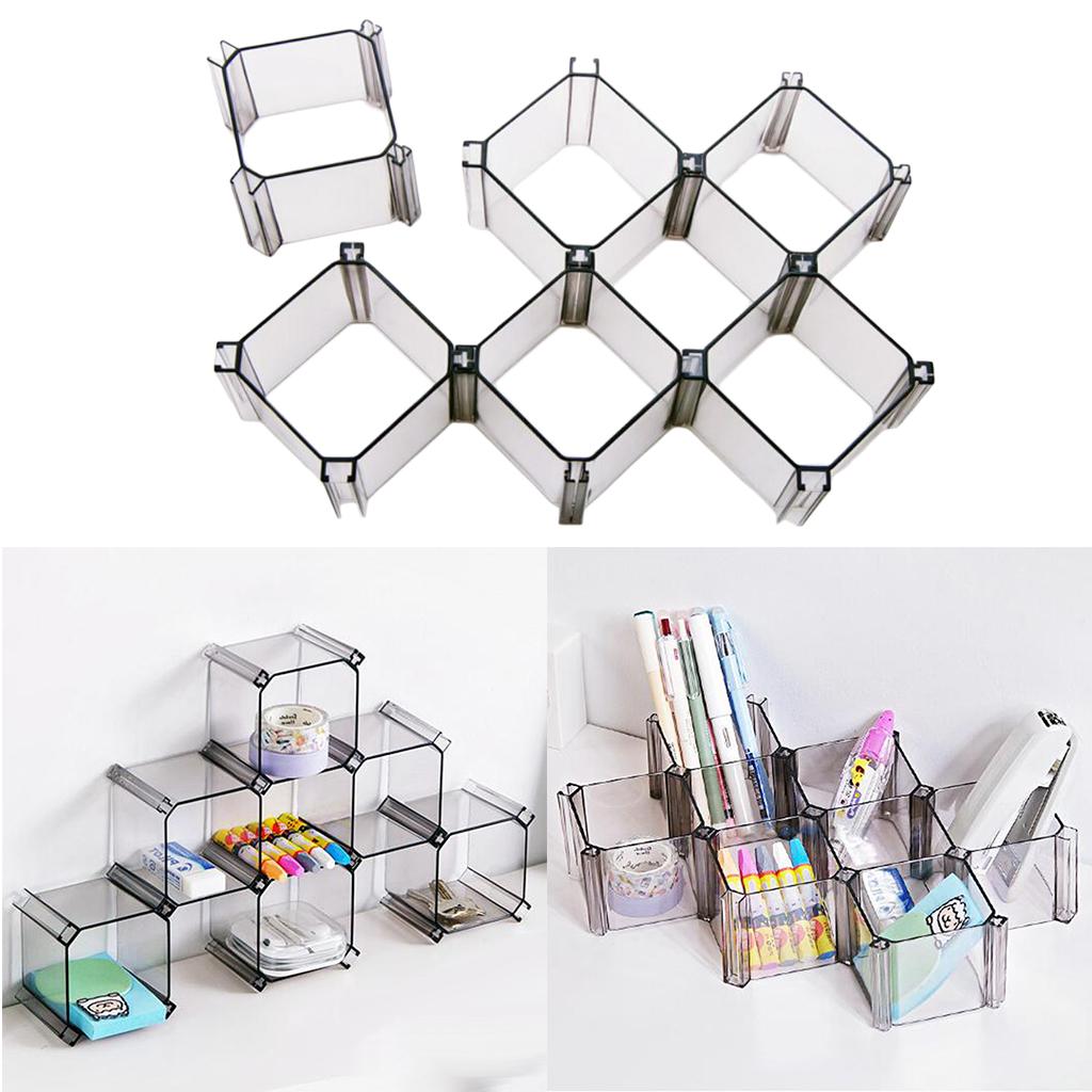 12pcs DIY Honeycomb Closet Organizer Drawer Dividers Partition Cabinet Boxes