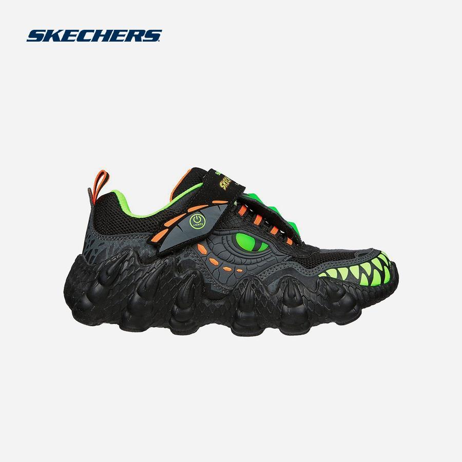 Giày sneaker bé trai Skechers Skech-O-Saurus Lights - 400112L-BKLM