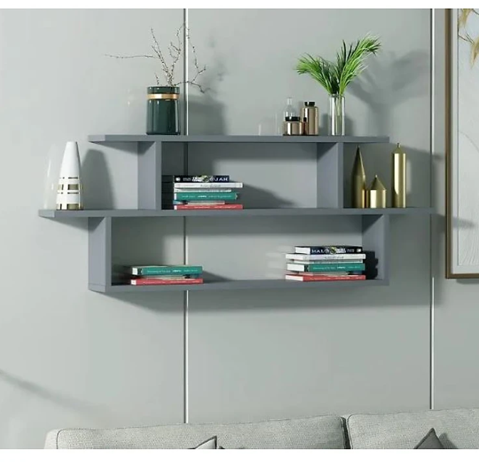 Kệ Gỗ Xếp Tầng Treo Tường Hiện Đại Tundo CTKT502 KT 120 x 40 x 20cm