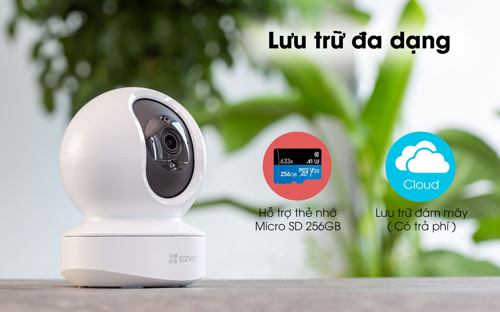 Camera Wifi Trong Nhà EZVIZ TY1 Full HD 1080P Quay Quét 355 độ - Đàm Thoại 2 Chiều - Hàng Chính Hãng