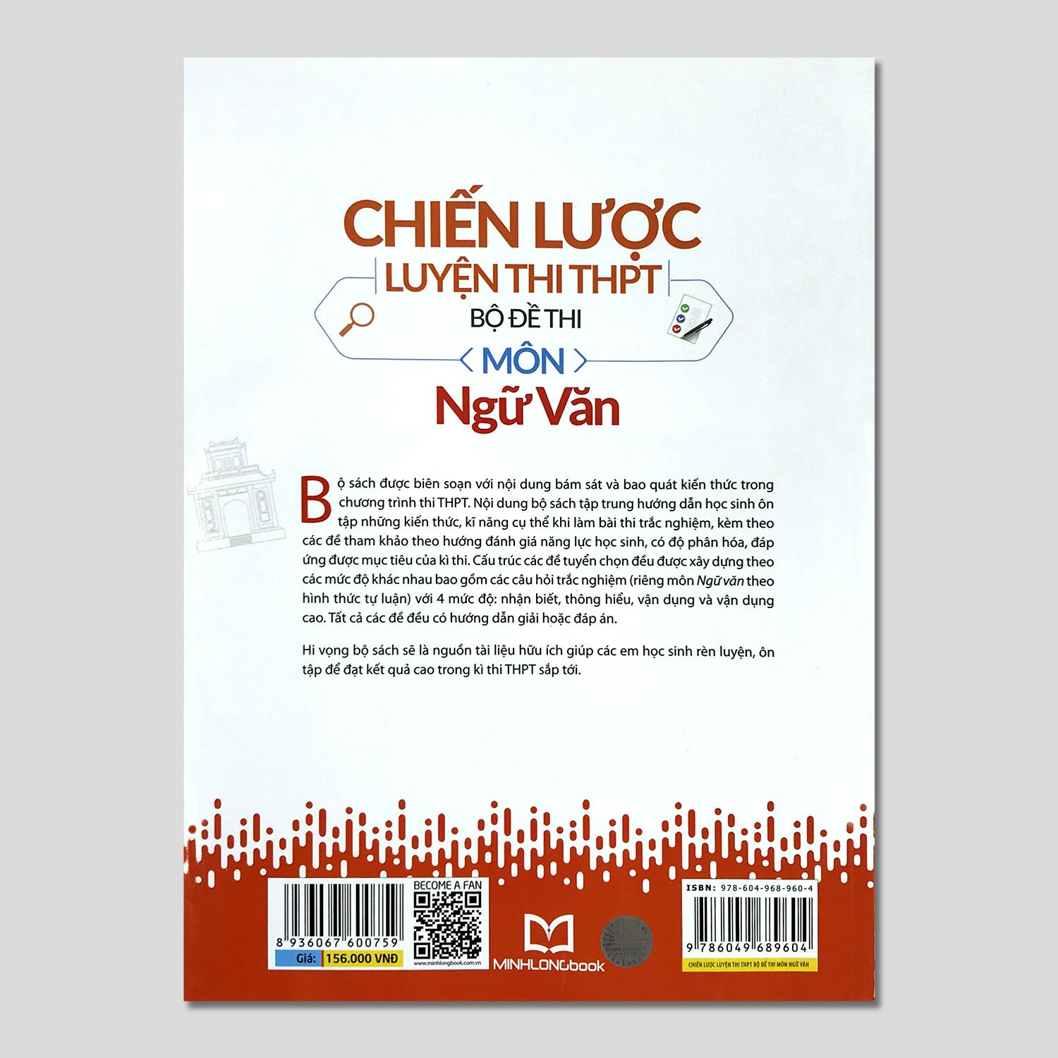 Combo 3 cuốn:Chiến lược luyện thi THPT - Bộ đề thi trắc nghiệm - Khối D (Môn Toán, Văn, Anh)