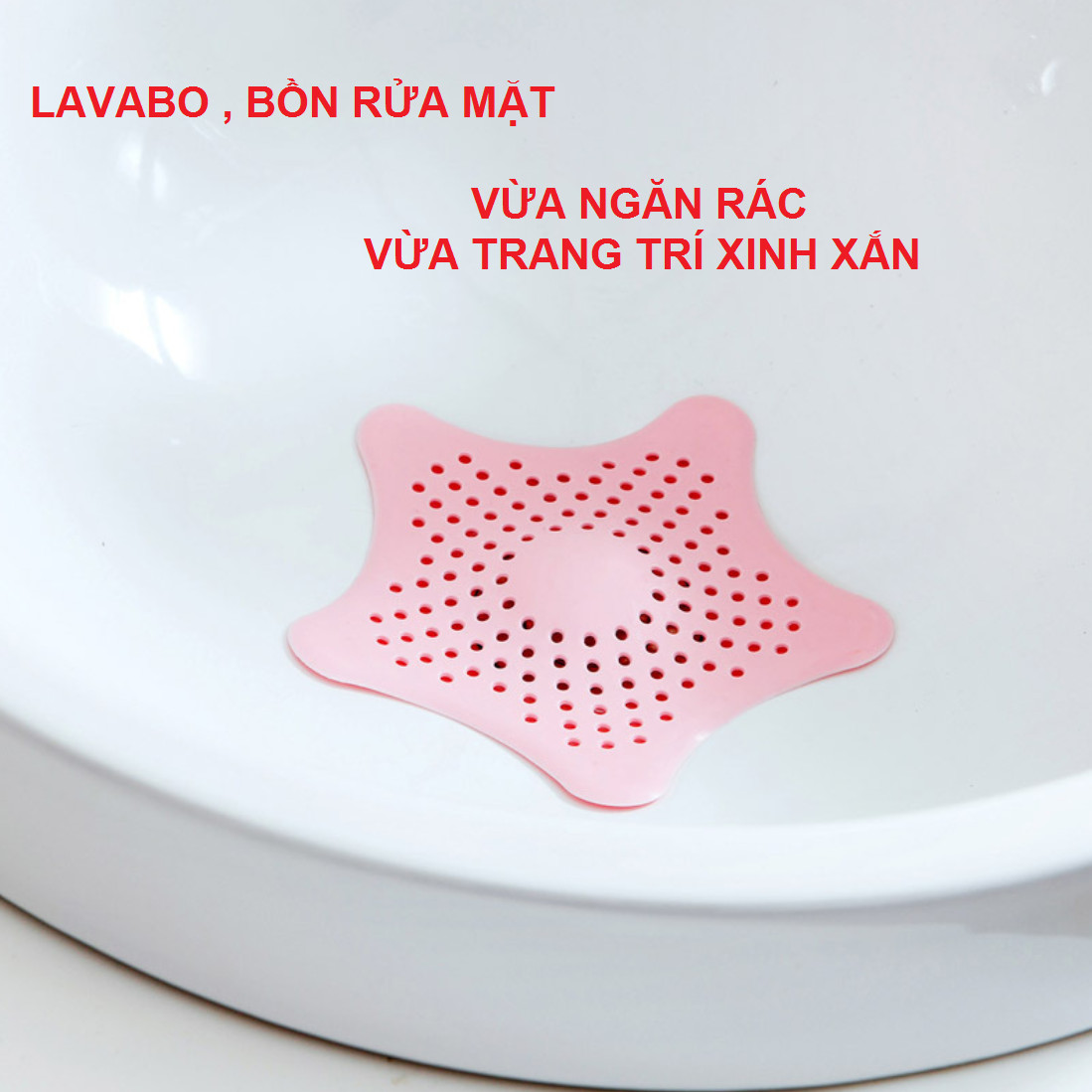 Combo 4 miếng Lưới Ngăn Rác Bồn Rửa Chén Lavabo (giao màu ngẫu nhiên)