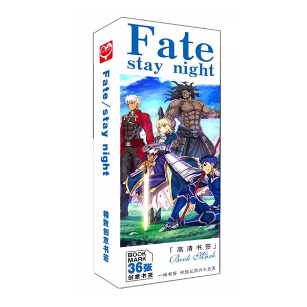 Hộp ảnh  Bookmark fate stay night 36 tấm thiết kế độc đáo
