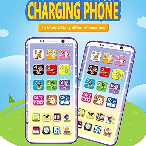 Điện Thoại Đồ Chơi, Đồ Chơi Điện Thoại Đa Năng Giáo Dục Có Cổng USB Màn Hình Cảm Ứng