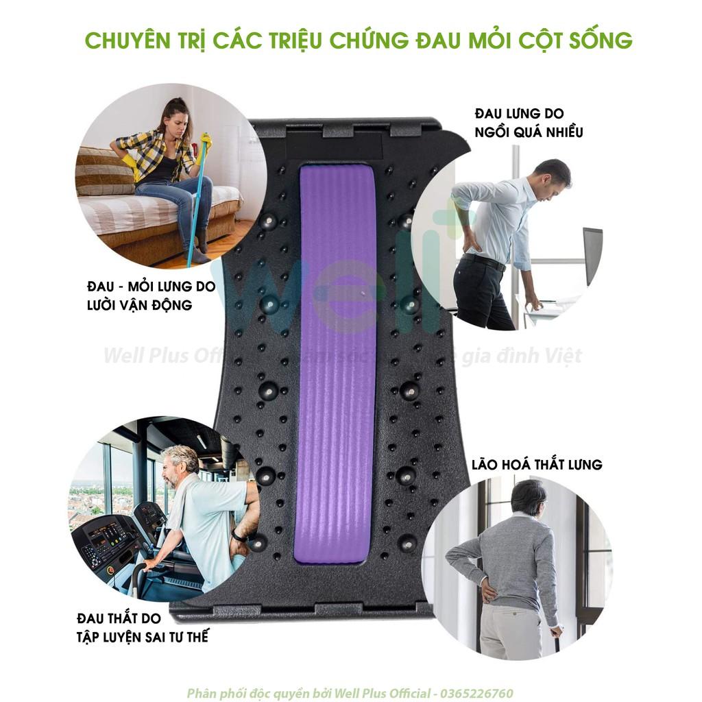 Thiết Bị Mát Xa Lưng Giảm Đau Lưng Dưới - Hỗ Trợ Điều Chỉnh Cột Sống và Giảm Áp Lực - Kéo Dãn cơ Lưng , Mát Xa 10 Điểm Từ Trường