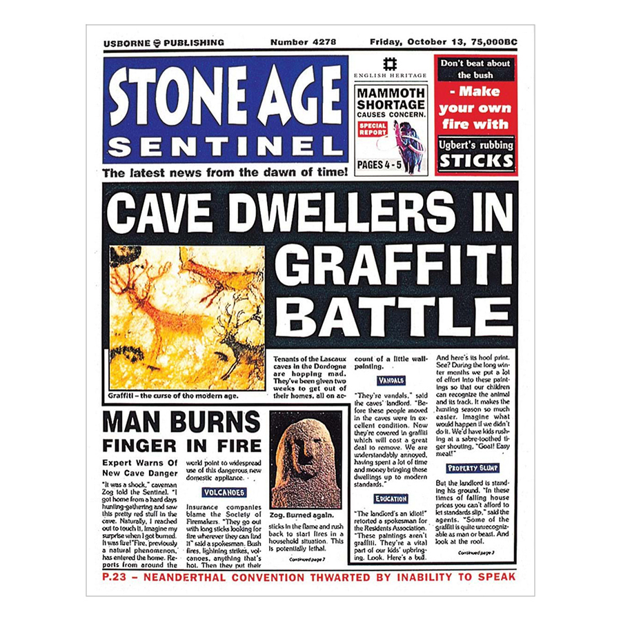 Usborne Newspaper Histories: Stone Age Sentinel