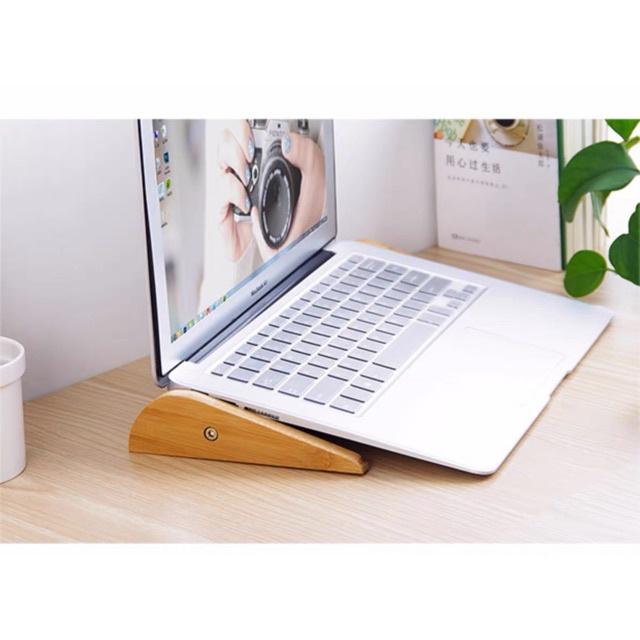 ️ Kệ Tản Nhiệt cho Laptop Macbook ️ Bằng Gỗ Có Thể Điều Chỉnh Độ Rộng Dành Cho Mọi Kích Cỡ