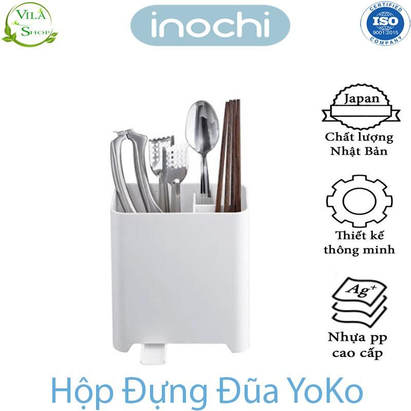 Hộp Đũa, Hộp Đựng Đũa Yoko Inochi Loại Đứng, Nhựa AS Nguyên Sinh, Hạt Màu, Phụ Gia Kháng Khuẩn