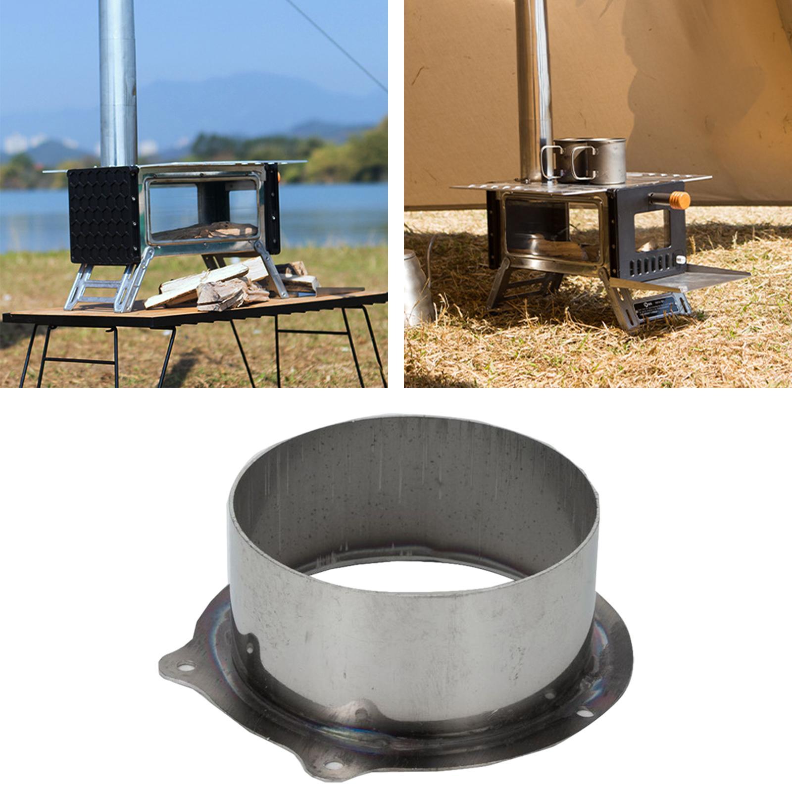 Jack Anti Scald  Jack Stainless Steel  Jack with Chimney Hole for Hot Tent Camping Fireproof Tent Protection