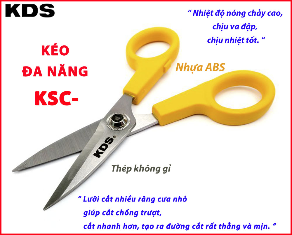 KÉO CẮT ĐA NĂNG KDS KSC