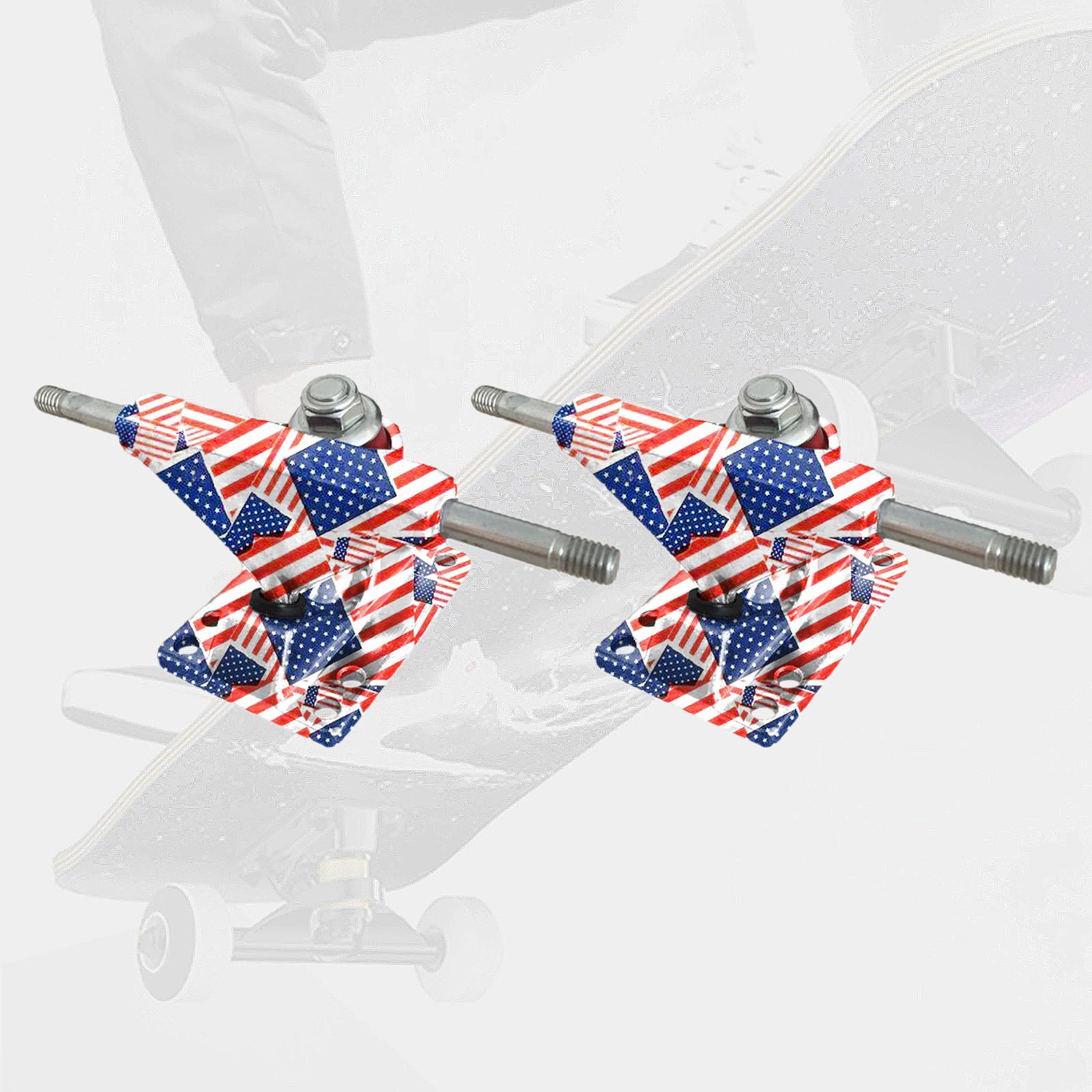 Blesiya 1 Pair Lightweight 3.25 Inch Skateboard Truck Aluminum Trucks