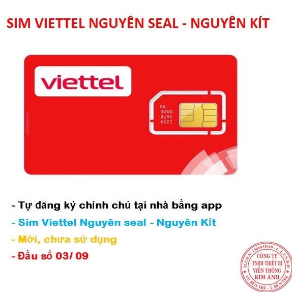 Sim Viettel nghe gọi mãi mãi giá rẻ gói V120N tự đăng ký chính chủ tại nhà qua App My Viettel, Hàng chính hãng