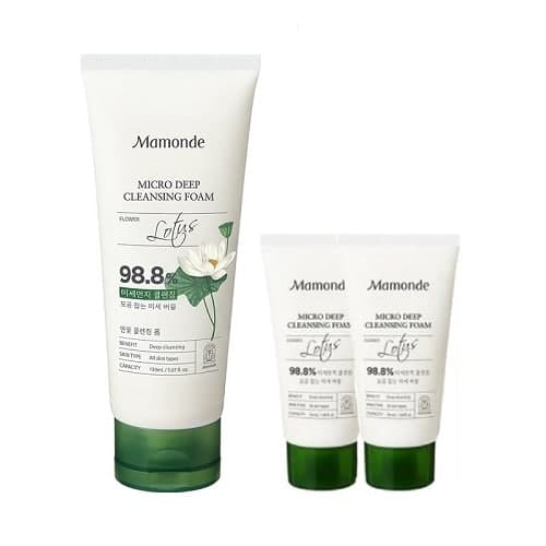 Sữa Rửa Mặt Tạo Bọt Mamonde Micro Deep Cleansing Foam 150ml + 100ml