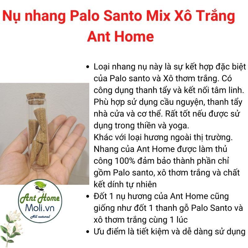 Nụ nhang Palo santo Mix Xô Trắng thanh tẩy nhà cửa