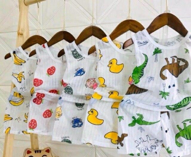 SET 5 BỘ BA LỖ COTTON CHO BÉ