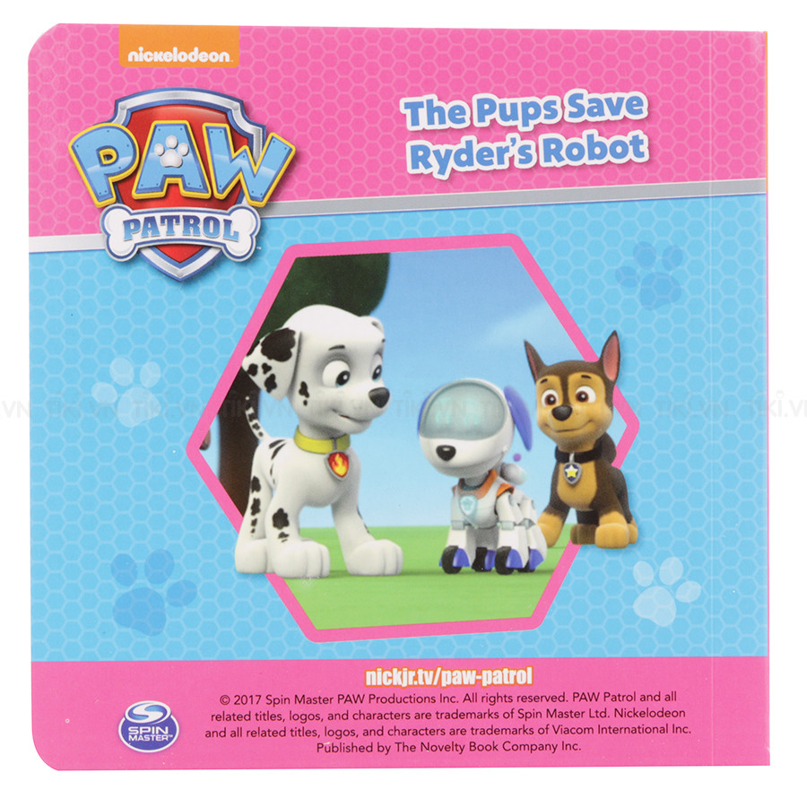 Nickelodeon Paw Patrol: 4 Board Books In A Box - Chú chó cứu hộ