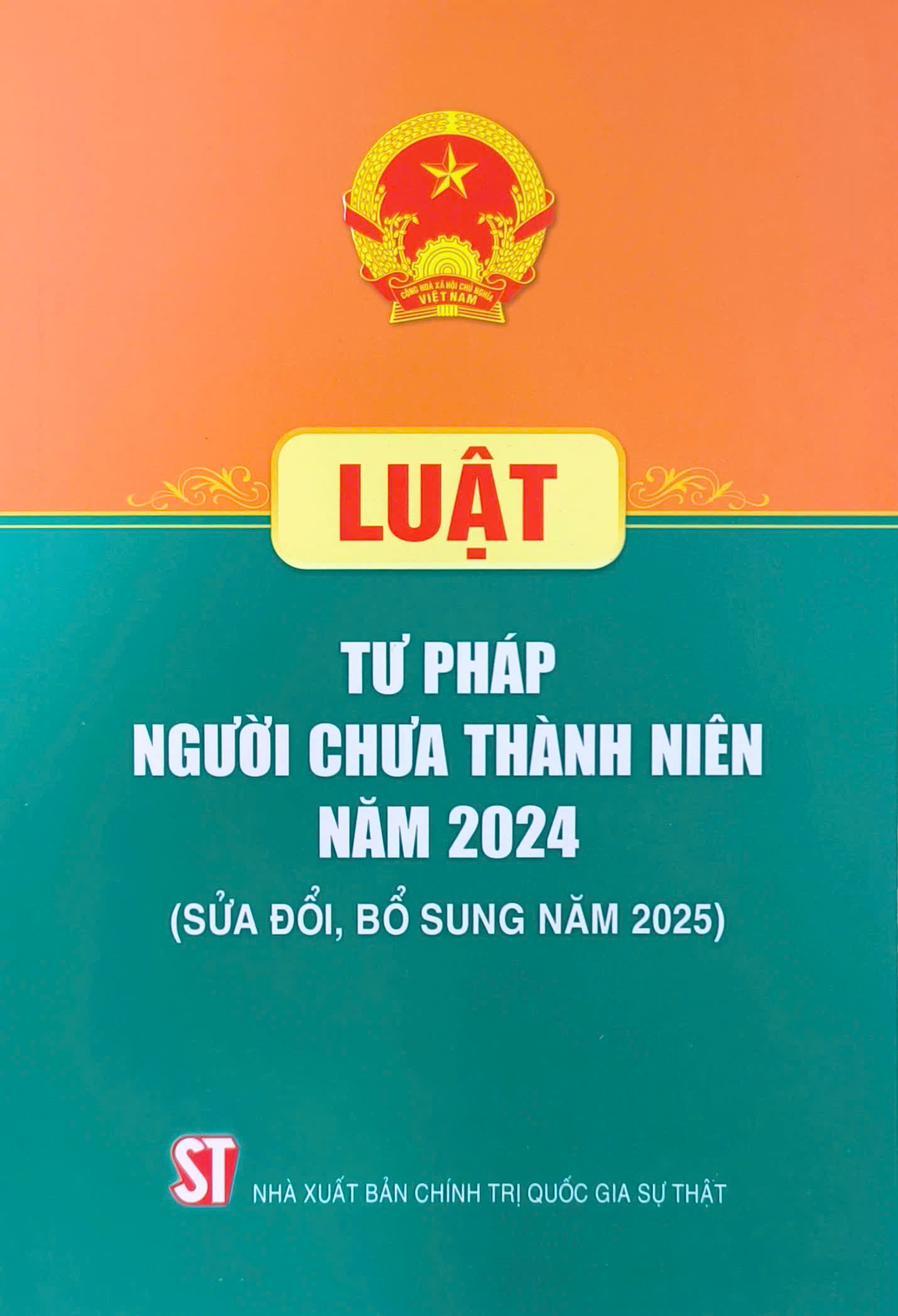 Luật Tư pháp người chưa thành niên năm 2024 (sửa đổi, bổ sung năm 2025)