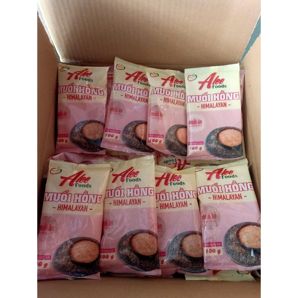 Muối ăn muối hồng Himalayan ALEE FOODS GÓI 100G