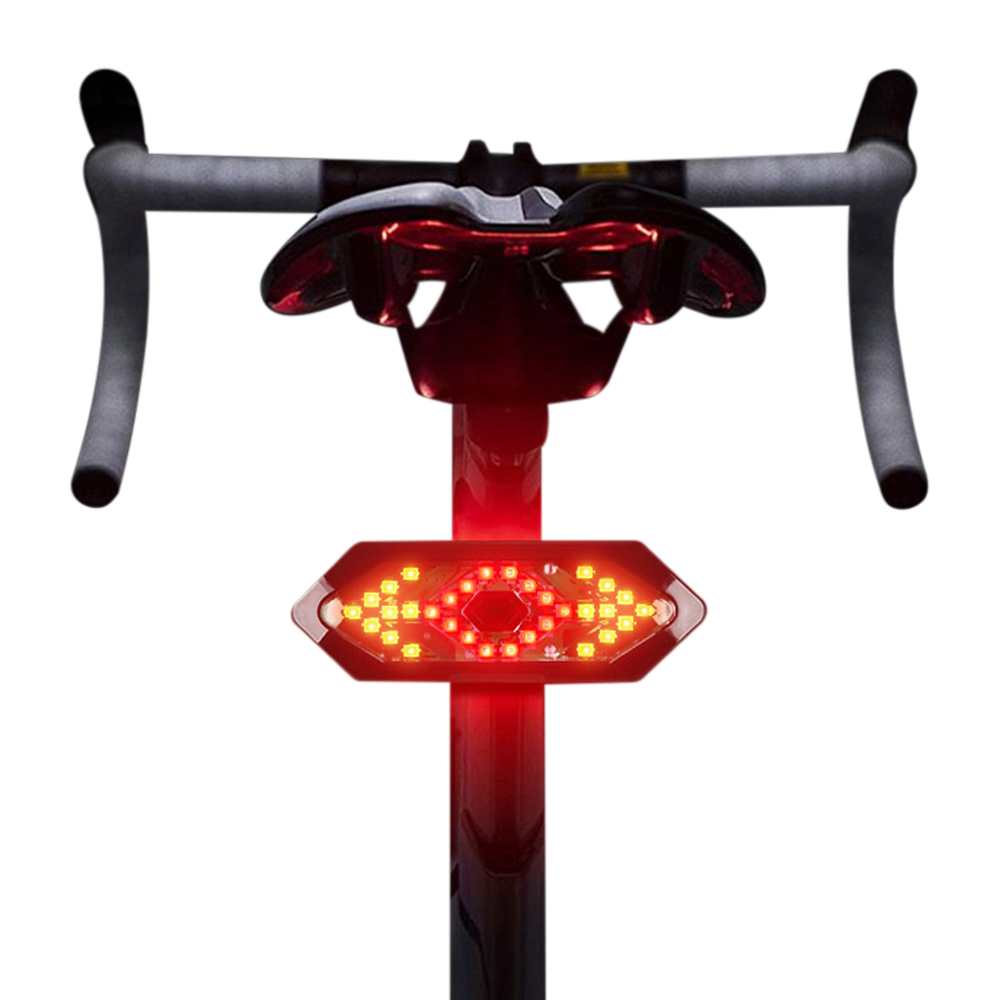 Đèn LED Cảnh Báo Sau Xe Đạp Có Thể Sạc Lại