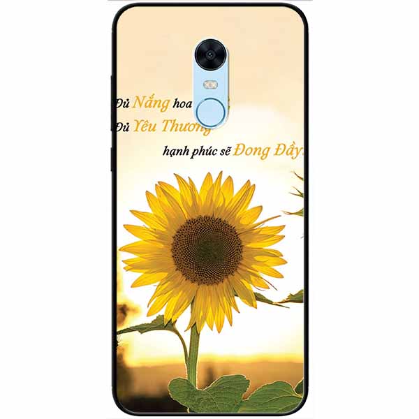 Ốp lưng dành cho Xiaomi Redmi Note 4x mẫu Đủ Nắng Hoa Sẽ Nở