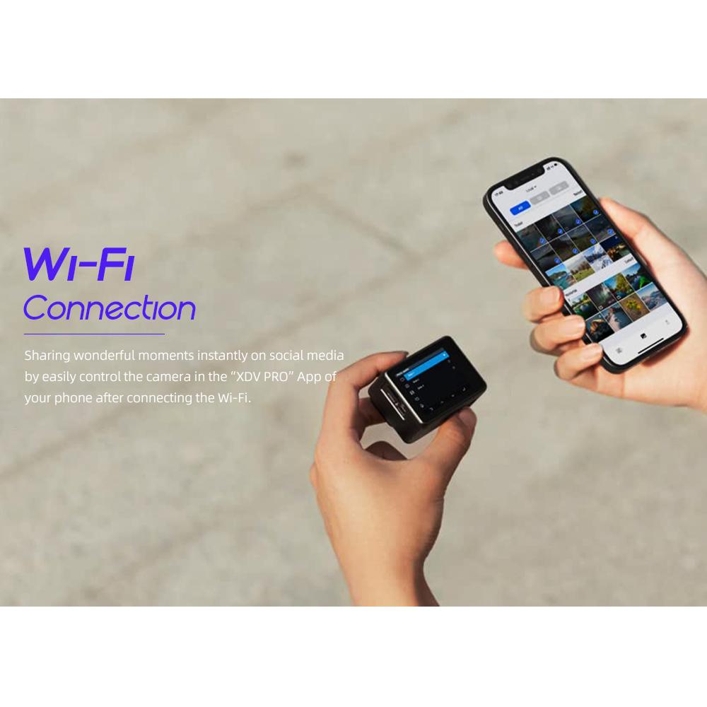 Waywalkers 4K FHD 60fps Action Camera 24MP 2.0 inch LCD EIS 4X ZOOM VIDEO quay 30M không thấm nước Go Pro Sport