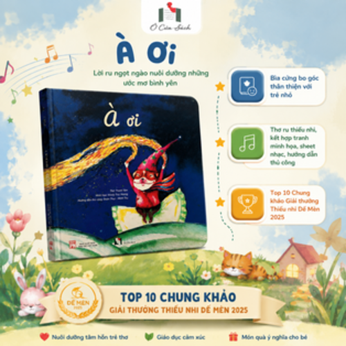 À Ơi - Khúc Hát Ru Vào Miền Ký Ức Dịu Êm, Sách Tranh Thiếu Nhi Ô Cửa Sách Tặng Kèm Rối Tay Quà Tặng Cho Bé