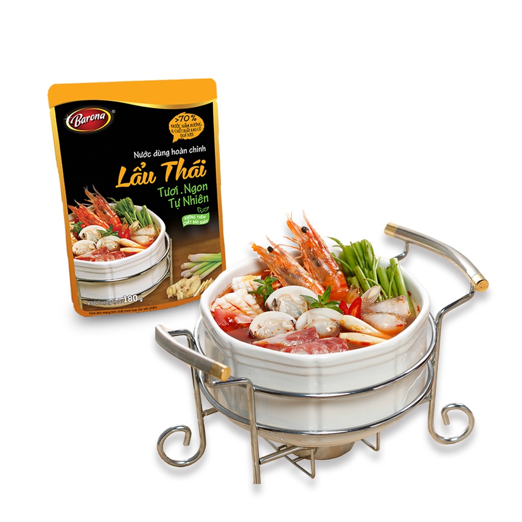 Nước Dùng Hoàn Chỉnh Barona - Lẩu Thái 180g