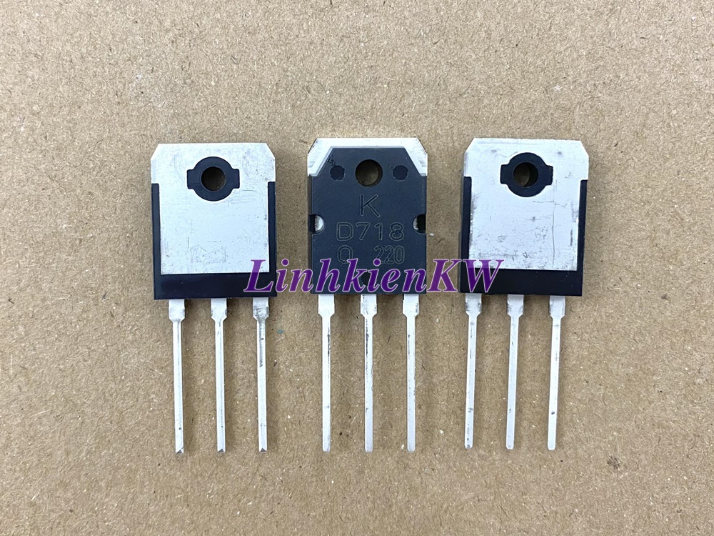 Transistor D718 KD718 2SD718 Lưng Đồng, Mới Chính gốc 100%.