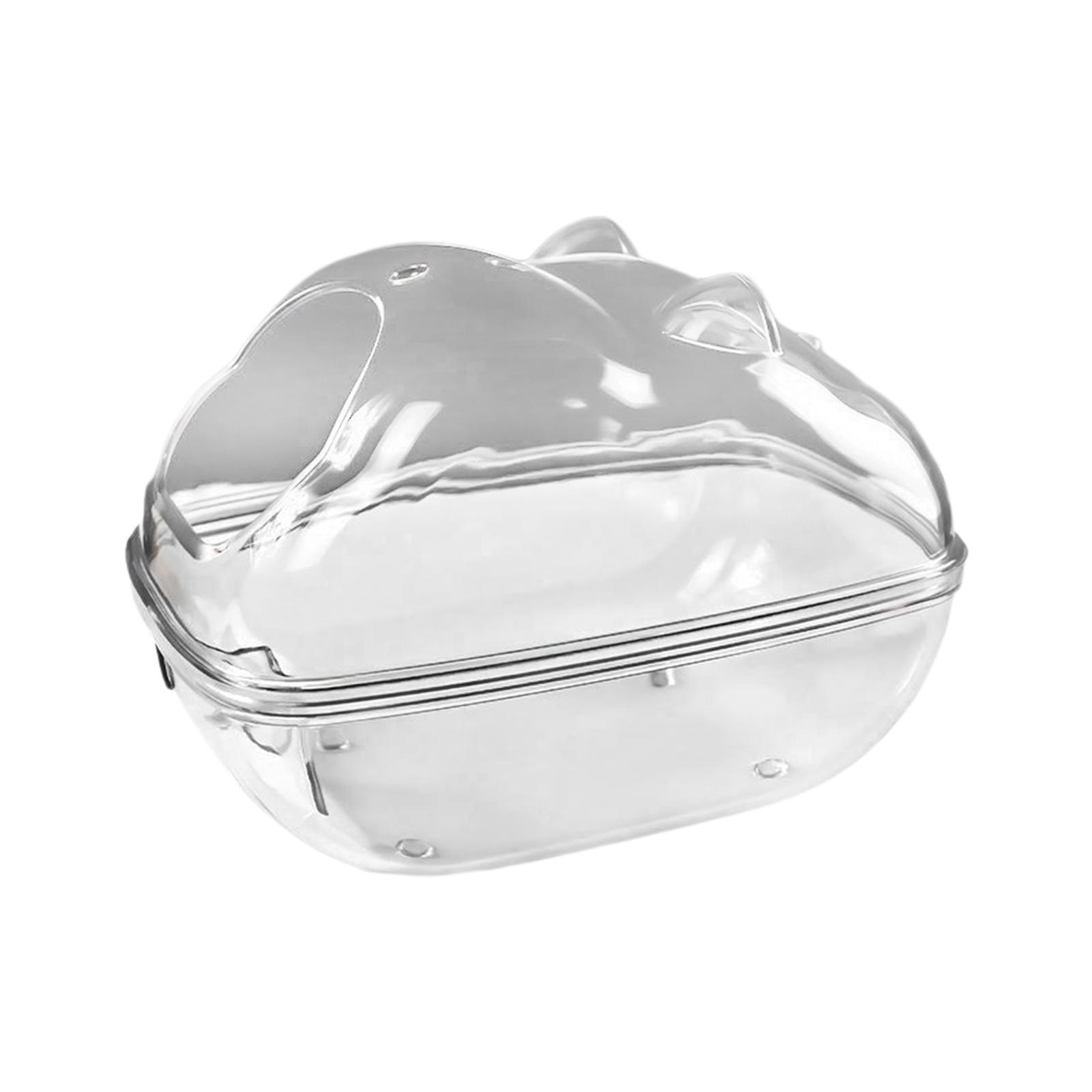 Hamster Sand Bath Toilet Pet Bathroom Bathtub for Gerbil Hedgehog Chinchilla