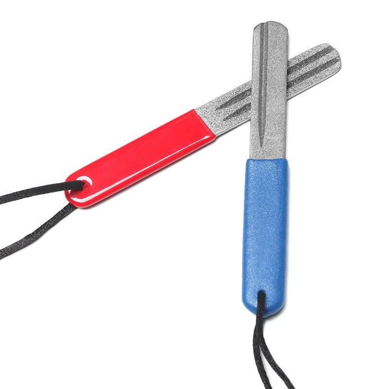 1pcs Hot Portable Outdoor Double Groove Fishing Hook Sharpening Hone New Fishing Grinding Hook Sharpener Tool Fish Accessories