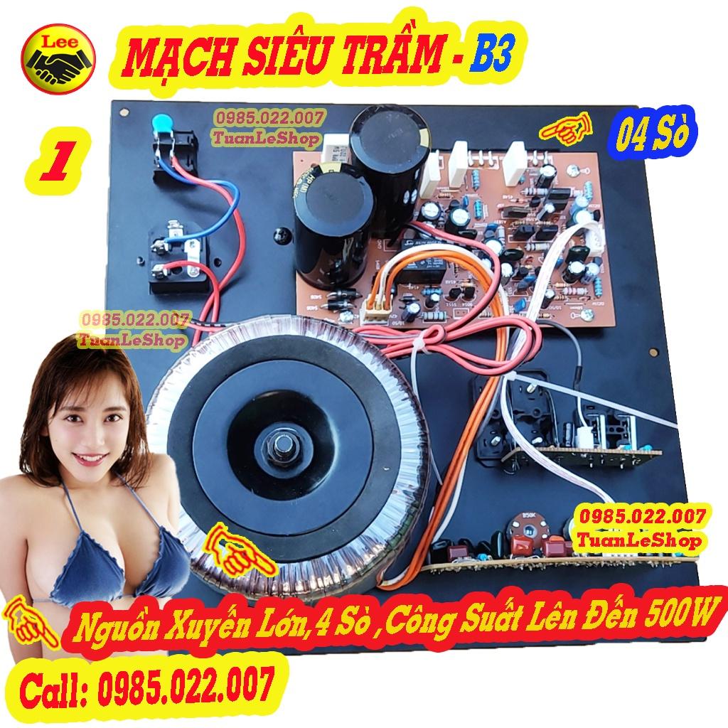 MẠCH SIÊU TRẦM NGUỒN XUYẾN 4 SÒ B3 - KÉO SUB 25 30 40 50