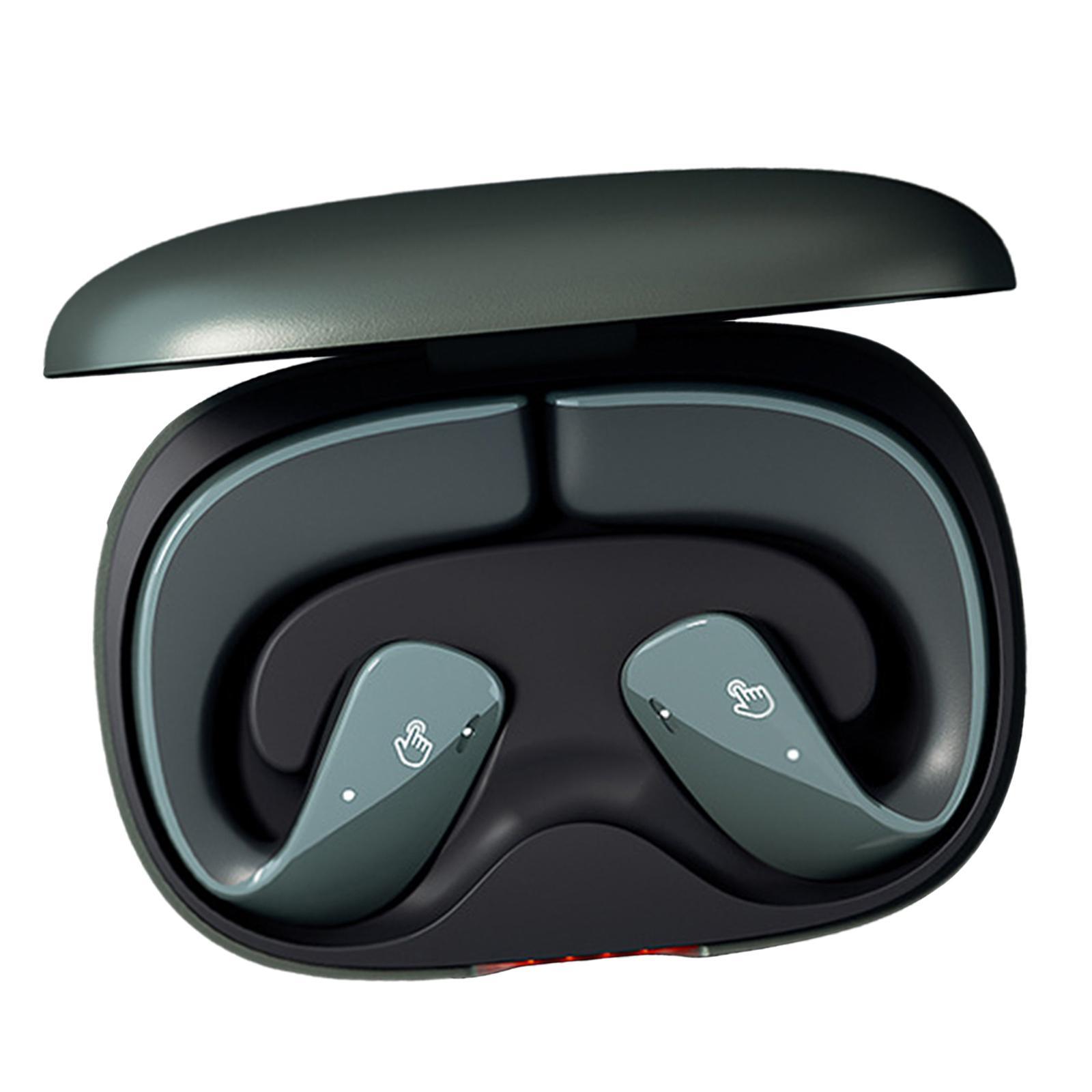 Wireless Clip on Headphones Touch Control V5.3 Earphones for Outdoor Workout